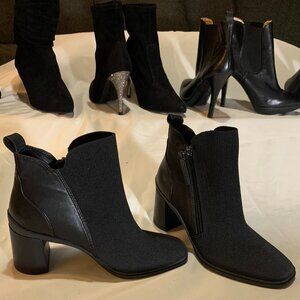 Black ankle boot